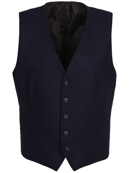 Shdone Myloiver Navy Waistcoat - 图片 4