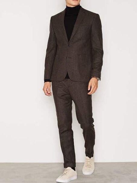 Slim Fit Tweed Blazer - 图片 3