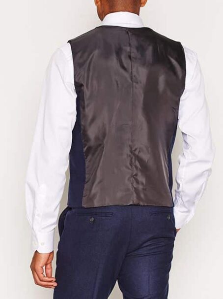 Shdone Myloiver Navy Waistcoat - 图片 2