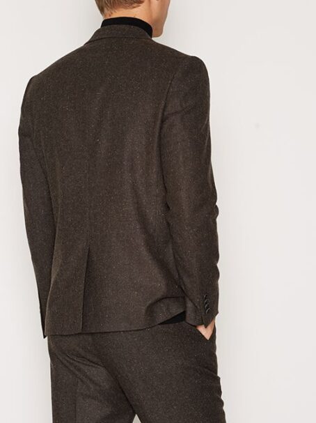 Slim Fit Tweed Blazer - 图片 2